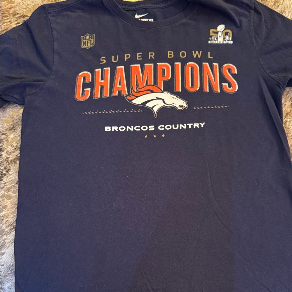 Nike Navy Super Bowl Champions Tee